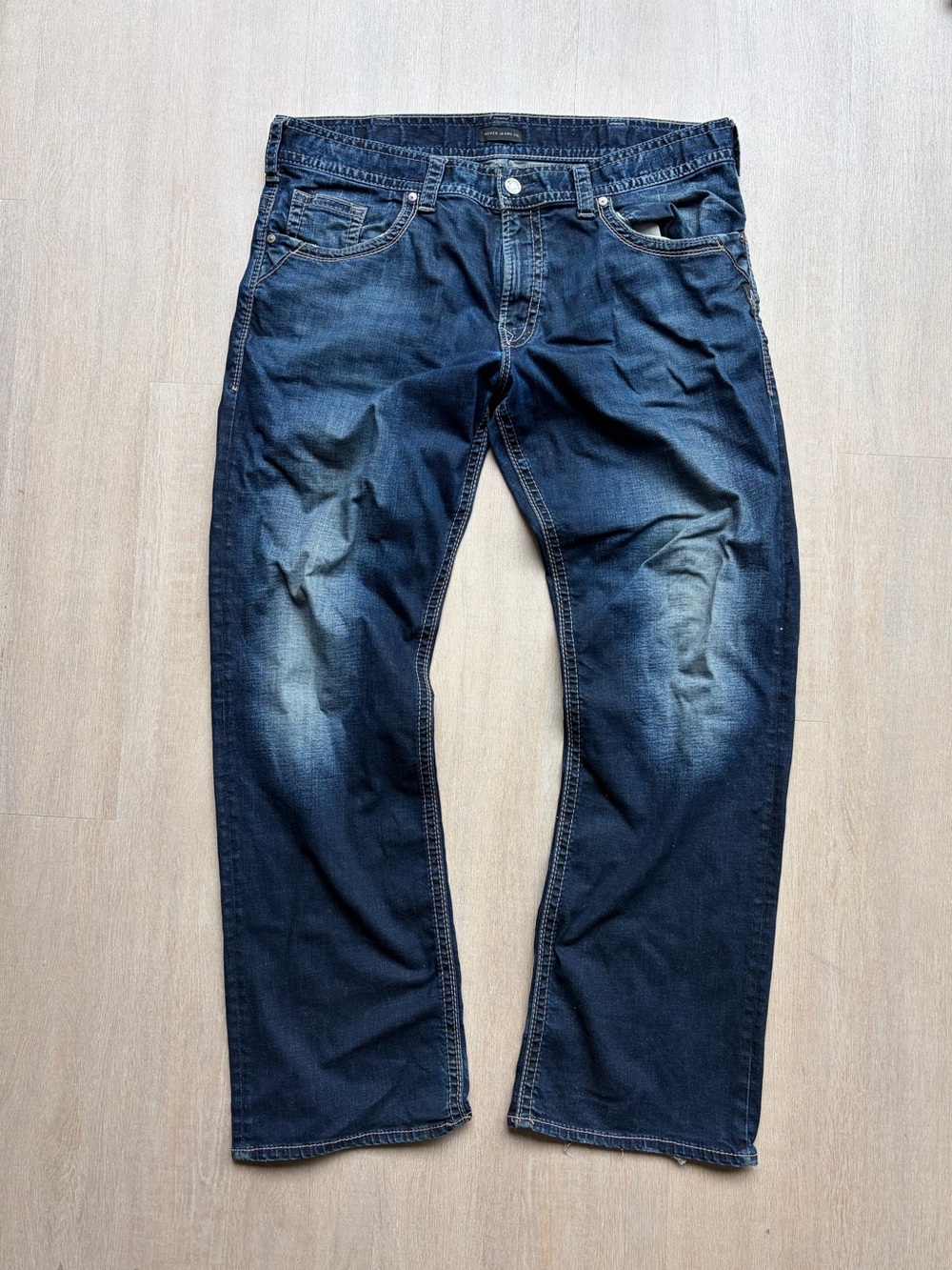 Y2K Silver Jeans